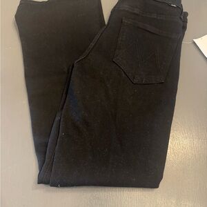 MOTHER Midnight Black Denim